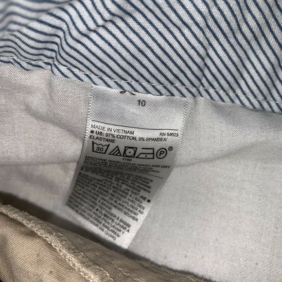 OLD NAVY Everyday Women's Flat Front khaki Cotton - Picture 5 of 5